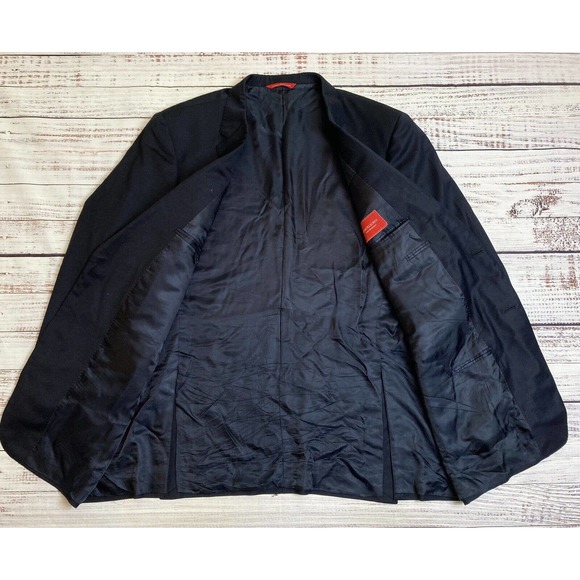 Samuelsohn Performance Wool Sport Coat Blazer 2 Button SB Gable Mens 48-42 Long - Picture 7 of 10